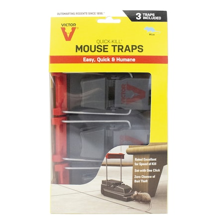 MOUSE TRAP QUICK KILL3PK